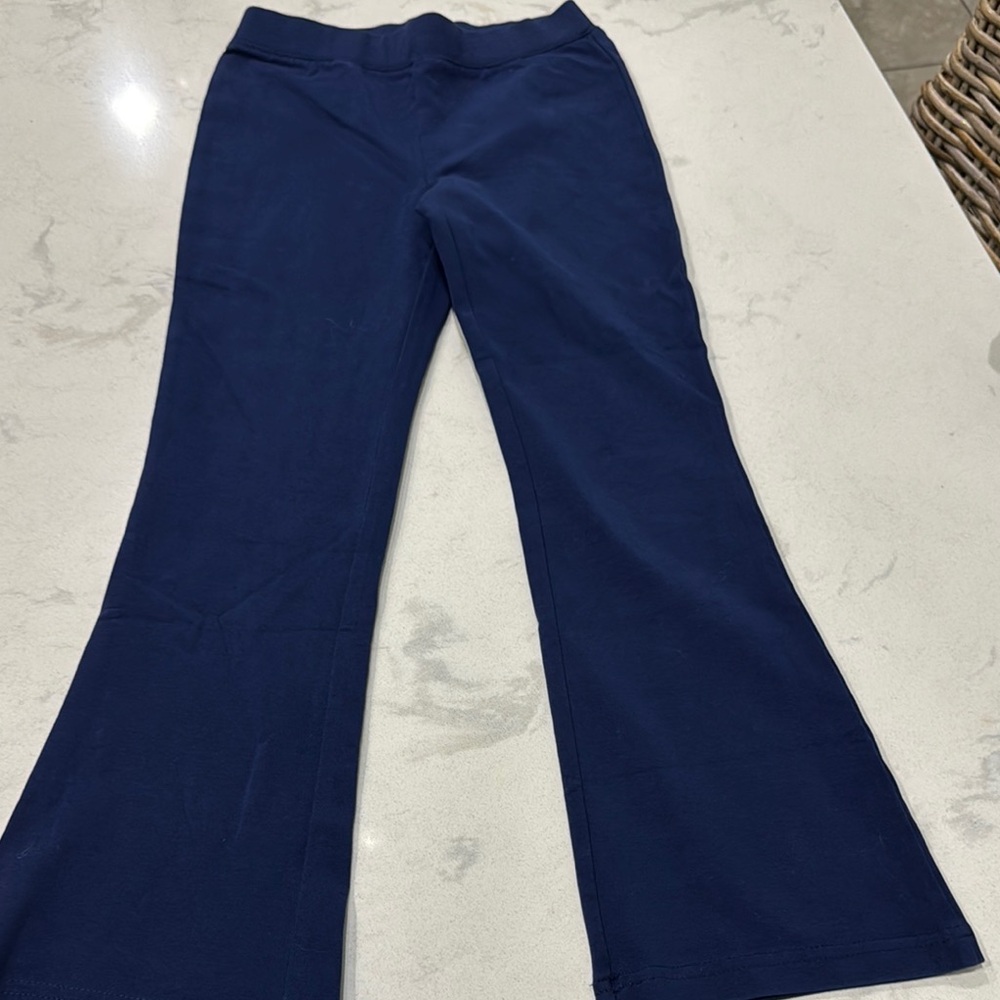 Navy Blue Flared Pants